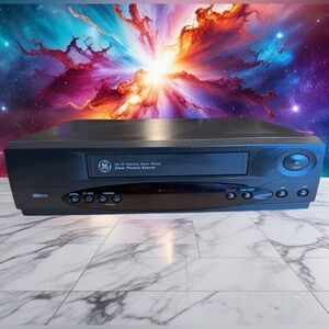 GE Vg4271 VHS Player 4 Head Clear Picture Search Works Great Fully Tested Rare👌